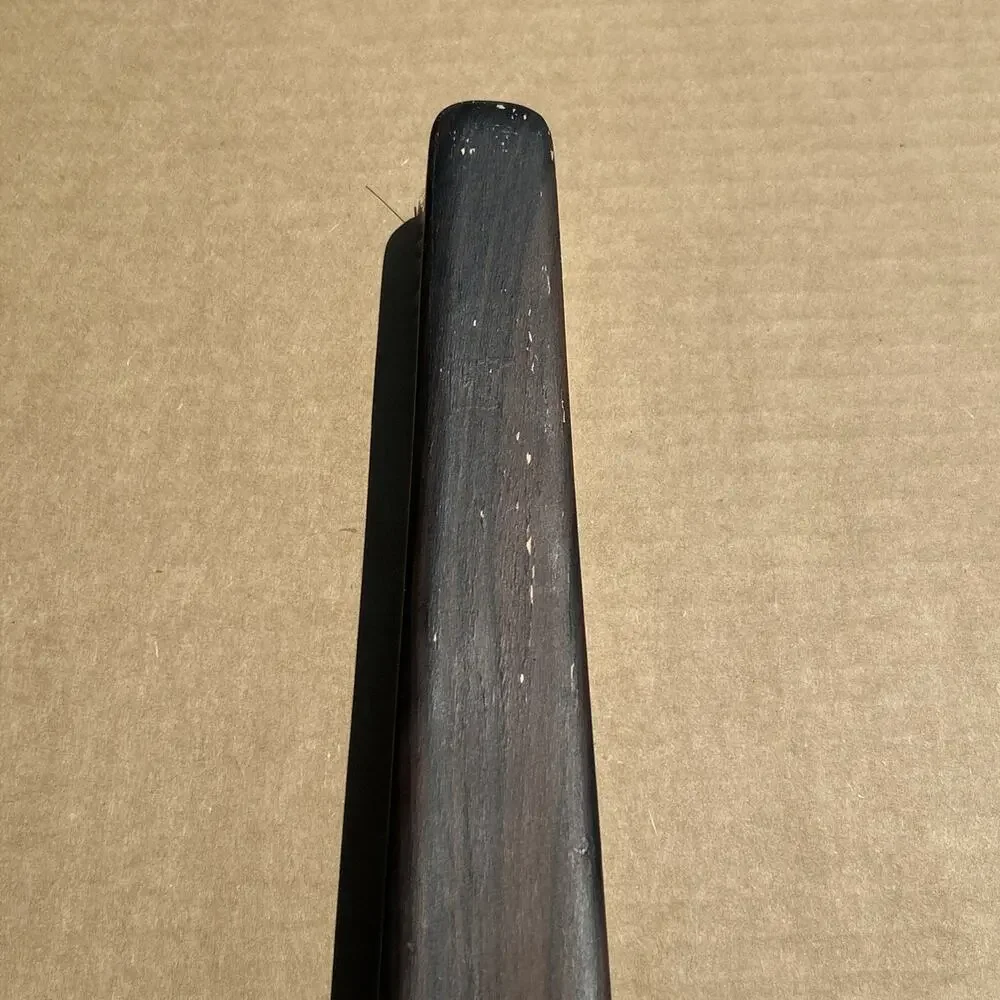 Vintage Japan Wooden Clothes Brush Warrior Emblem Valet Garment Brush 16”